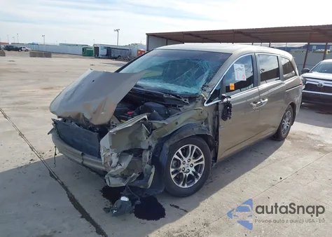 2011 Honda Odyssey Ex-L z USA, uszkodzony, nr VIN 5FNRL5H60BB006714
